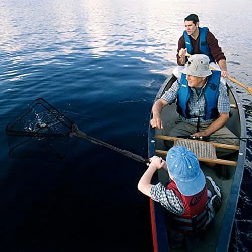 PLUSINNO 1.2m (47" Extendable) Telescopic Fishing Net with EVA Handle | Catch and Release Friendly thumbnail 7