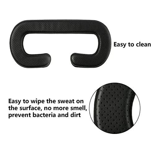 SATINIOR 4 Pack Face Pad Cover PU Leather Foam Headset Cushion | Breathable, Easy to Clean, Comfortable Fit thumbnail 5