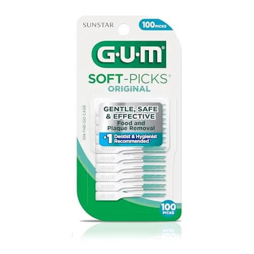 GUM Soft-Picks Original Interdental Picks 100 Count | Dentist Recommended for Gum Health thumbnail 8