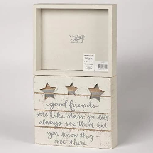 Primitives by Kathy Good Friends Are Like Stars Decorative Sign 20 cm (8") x 18 cm (7") | Classic Home Décor Style thumbnail 3