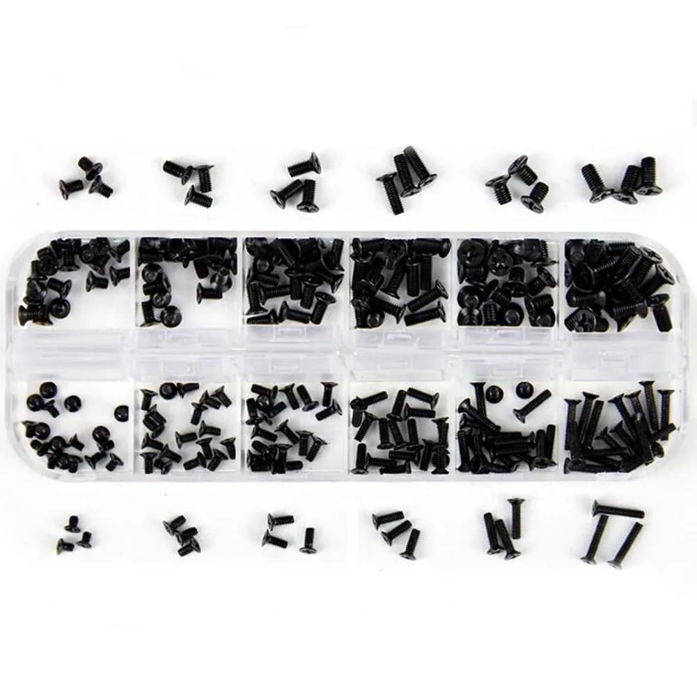 Eowpower 240-Piece Laptop Screw Kit M2 M2.5 M3 | Alloy Steel Computer Screws for Laptop Repair - main product image