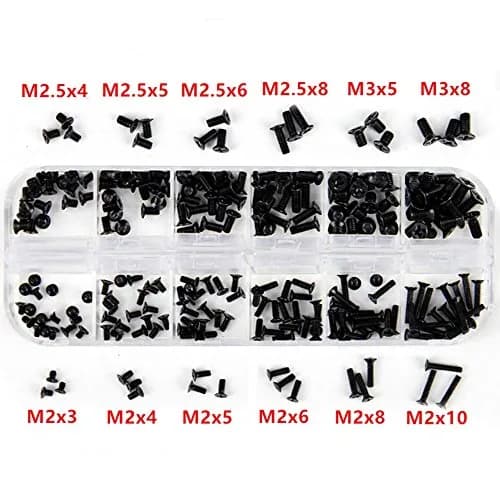 Eowpower 240-Piece Laptop Screw Kit M2 M2.5 M3 | Alloy Steel Computer Screws for Laptop Repair thumbnail 3