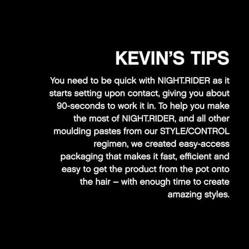 KEVIN.MURPHY NIGHT.RIDER Strong Hold Hair Moulding Paste 30g (1.1 Fl Oz) | Matte Texture for Choppy Looks thumbnail 6