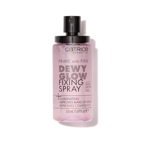 Catrice Prime & Fine Illuminating Dewy Glow Spray 50ml (1.69 Fl Oz) | Transparent Face Mist for Dewy Shimmer thumbnail 1