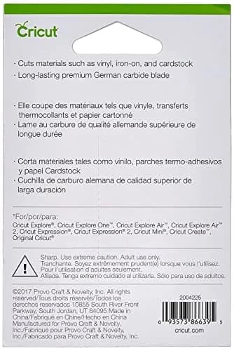 Cricut Premium Fine-Point Blade + Housing, Gold | 1ct (1 Blade + 1 Housing) | Cuts Light to Mid-Weight Materials thumbnail 3