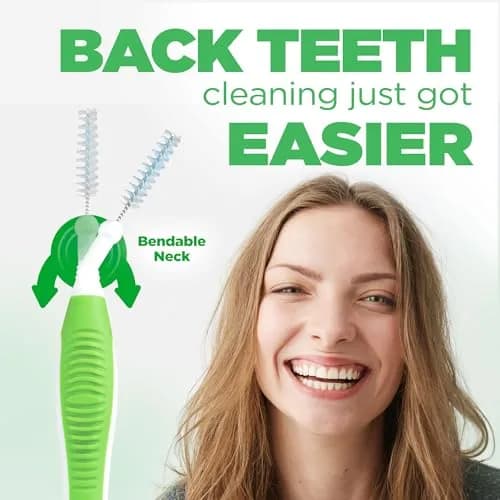 GUM Proxabrush Go-Betweens Tight Interdental Brushes, 10 Count | Clinically Designed for Tight Spaces thumbnail 4