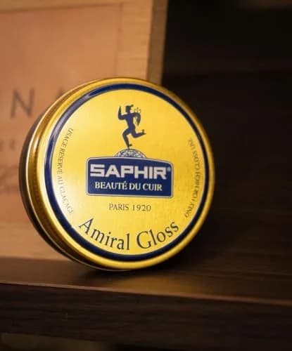Saphir Amiral Gloss Leather Shoe Care Polish Wax 50 ml (1.7 fl oz) | Creates High Gloss Mirror Shine thumbnail 4