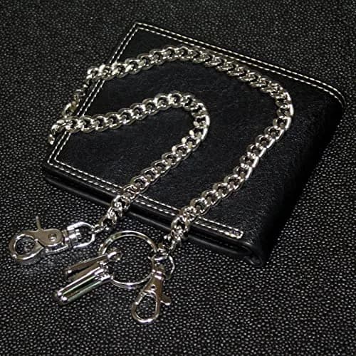 Double K Wallet Chain 21" Silver | Heavy Duty Trucker Style thumbnail 6