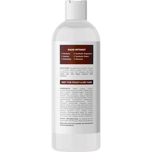 Maple Holistics Silk18 Conditioner for Damaged Hair - 355ml (12 Fl Oz) | Deeply Nourishing for Dry, Curly, and Frizzy Hair thumbnail 6