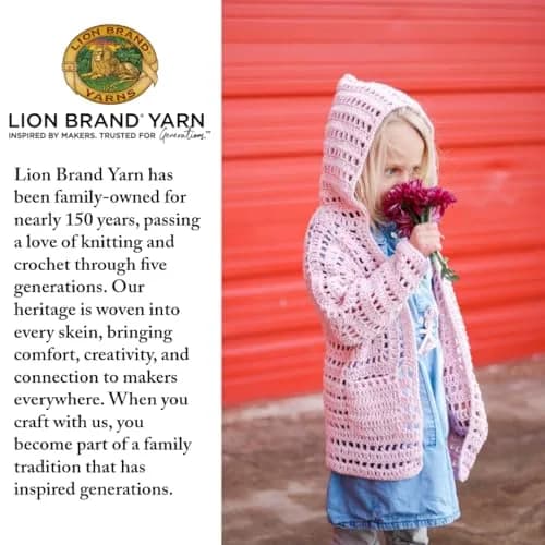 Lion Brand Yarn Feels Like Butta Yarn 100g | Velvety-Soft, Machine Washable, Ideal for Cozy Crochet & Knitting thumbnail 8