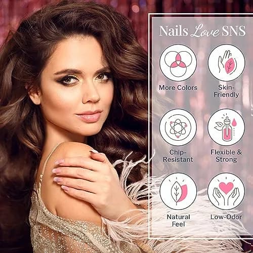 SNS Nail Dip Powder Valedictorian Purple Glitter 29.57ml (1 oz) | Long-Lasting 14-Day Chip-Resistant Color thumbnail 3