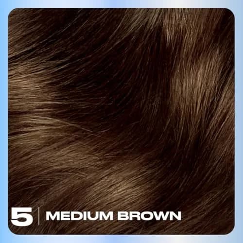 Clairol Nice'n Easy Permanent Hair Dye - 5 Medium Brown, 6.26 Fl Oz (Pack of 1) | 100% Gray Coverage thumbnail 3