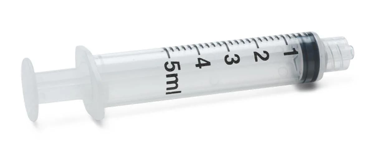Progenerica 5ml Syringe with Luer Lock Tip | Sterile No Needle, 100 Pack - main product image