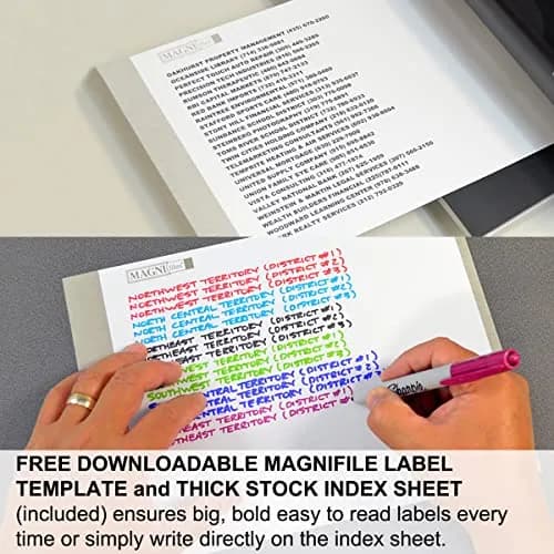 Ultimate Office MagniFile V-Bottom Hanging File Folders, Set of 5 Assorted | Polypropylene, Letter Size, 2" Expansion thumbnail 6