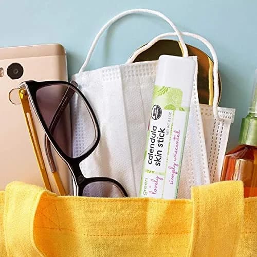 Green + Lovely Calendula Skin Stick Organic Lotion Balm 14.17 g (0.5 oz) | Certified Organic, Unscented, For All Skin Types thumbnail 7