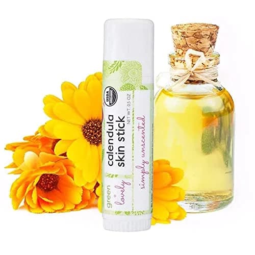 Green + Lovely Calendula Skin Stick Organic Lotion Balm 1 oz (2 Tube Set) | Certified Organic Moisturizing Balm for Sensitive Skin thumbnail 5