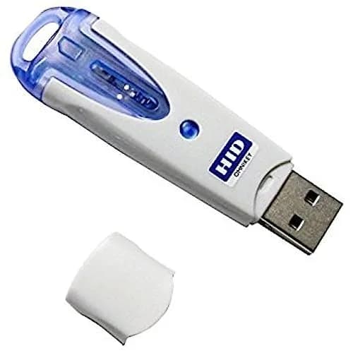 HID Omnikey 6121 USB Smart Card Reader for Sim-Sized Cards | Portable, Plug & Play, ISO 7816 Compliant thumbnail 1