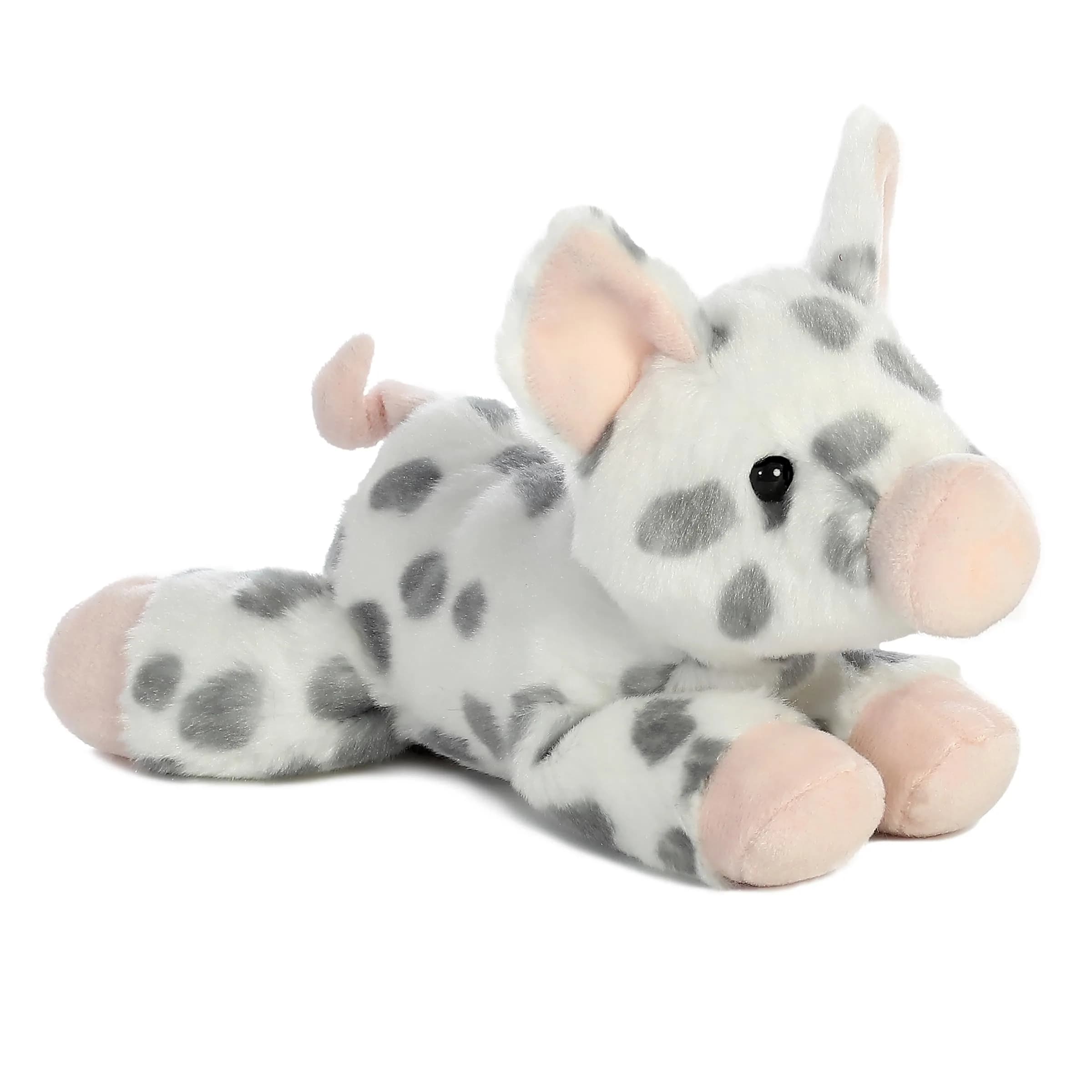 Aurora Mini Flopsie Spotted Piglet Plush 21.59cm (8.5") | Soft, Bean-Filled Stuffed Animal Toy