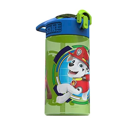 Zak Designs Paw Patrol 16oz (473ml) Leak-Proof Straw Kids Water Bottle | BPA-Free Plastic for Ages 3+ thumbnail 4
