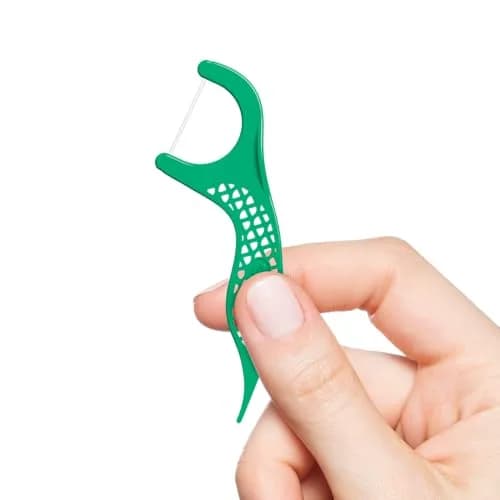 GUM Professional Clean Dental Floss Picks, Fresh Mint, 40 Count | Shred-Resistant Floss & Precision Toothpick thumbnail 9