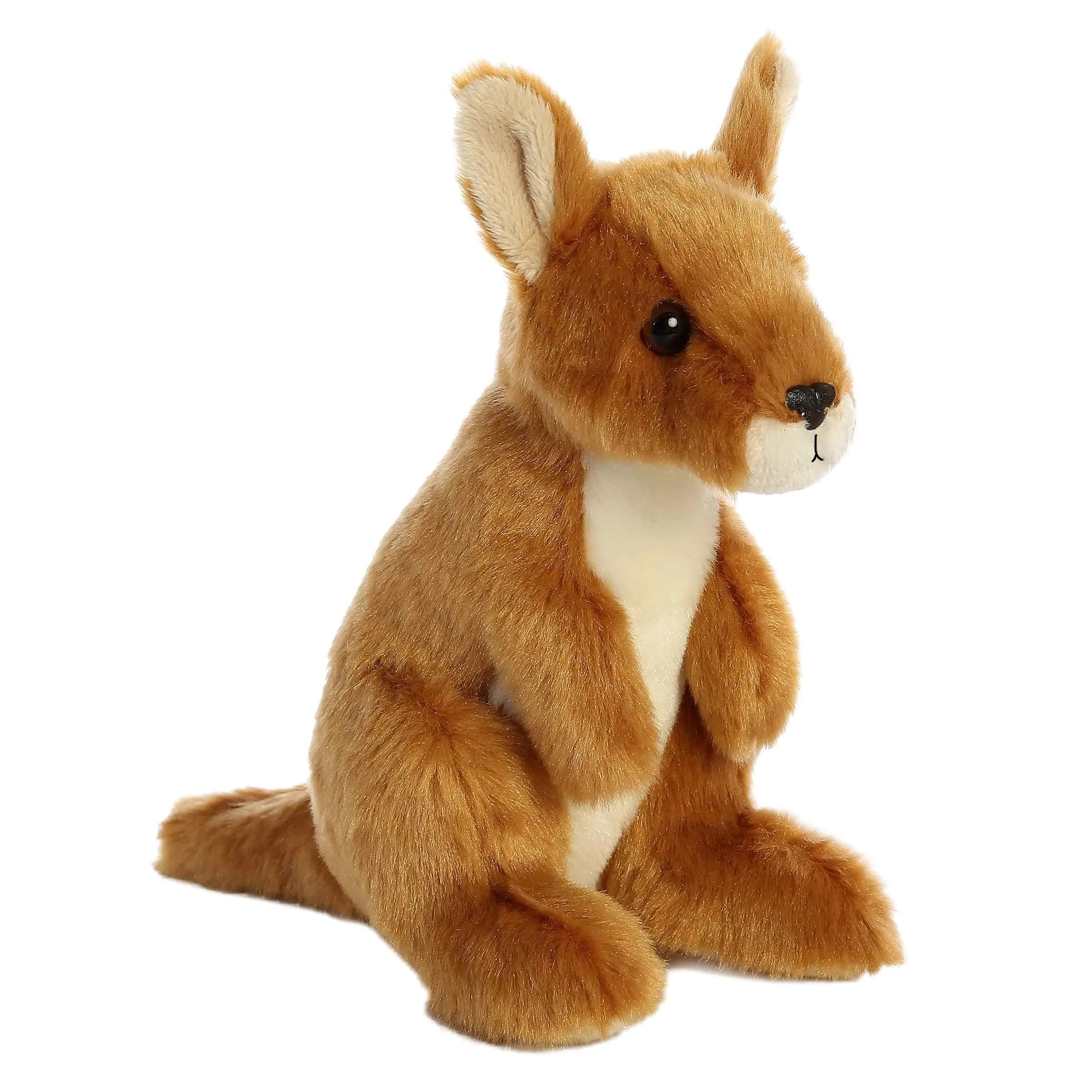 Aurora Mini Flopsie 7" Kangaroo Plush Toy | ASTM-Tested & Non-Toxic — Kangaroo