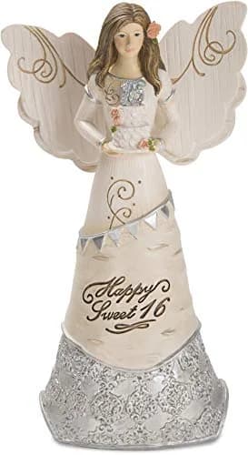 Pavilion Gift Company Happy Sweet 16 Angel Figurine 15cm (6 Inches) | Classic Birthday Decor thumbnail 1