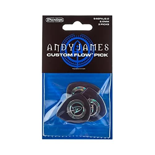 Jim Dunlop Andy Andy James Flow® Jumbo Pick 2.0MM | Rich, Powerful Tone for Guitarists thumbnail 4