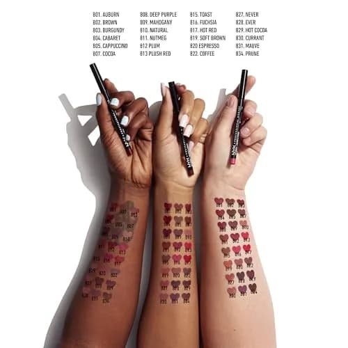 NYX PROFESSIONAL MAKEUP Slim Lip Pencil, Peakaboo Neutral | Long-Lasting Creamy Lip Liner (0.04oz) thumbnail 2