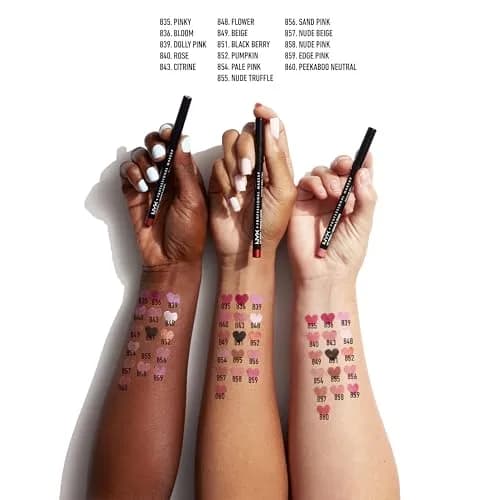NYX PROFESSIONAL MAKEUP Slim Lip Pencil, Peakaboo Neutral | Long-Lasting Creamy Lip Liner (0.04oz) thumbnail 3