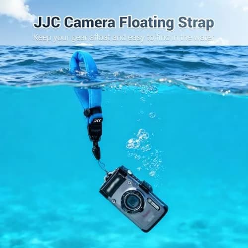 JJC Waterproof Floating Camera Wrist Strap for Olympus TG-7 Kodak WPZ2 | Keeps Gear Afloat & Visible thumbnail 2