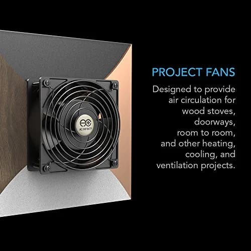 AC Infinity AXIAL S1238D Dual 120mm Muffin Fan with Speed Controller | High Airflow, UL Certified thumbnail 2