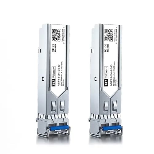 H!Fiber.com 1.25G SFP LC Module 20km SMF | Cisco GLC-LH-SMD Compatible thumbnail 1