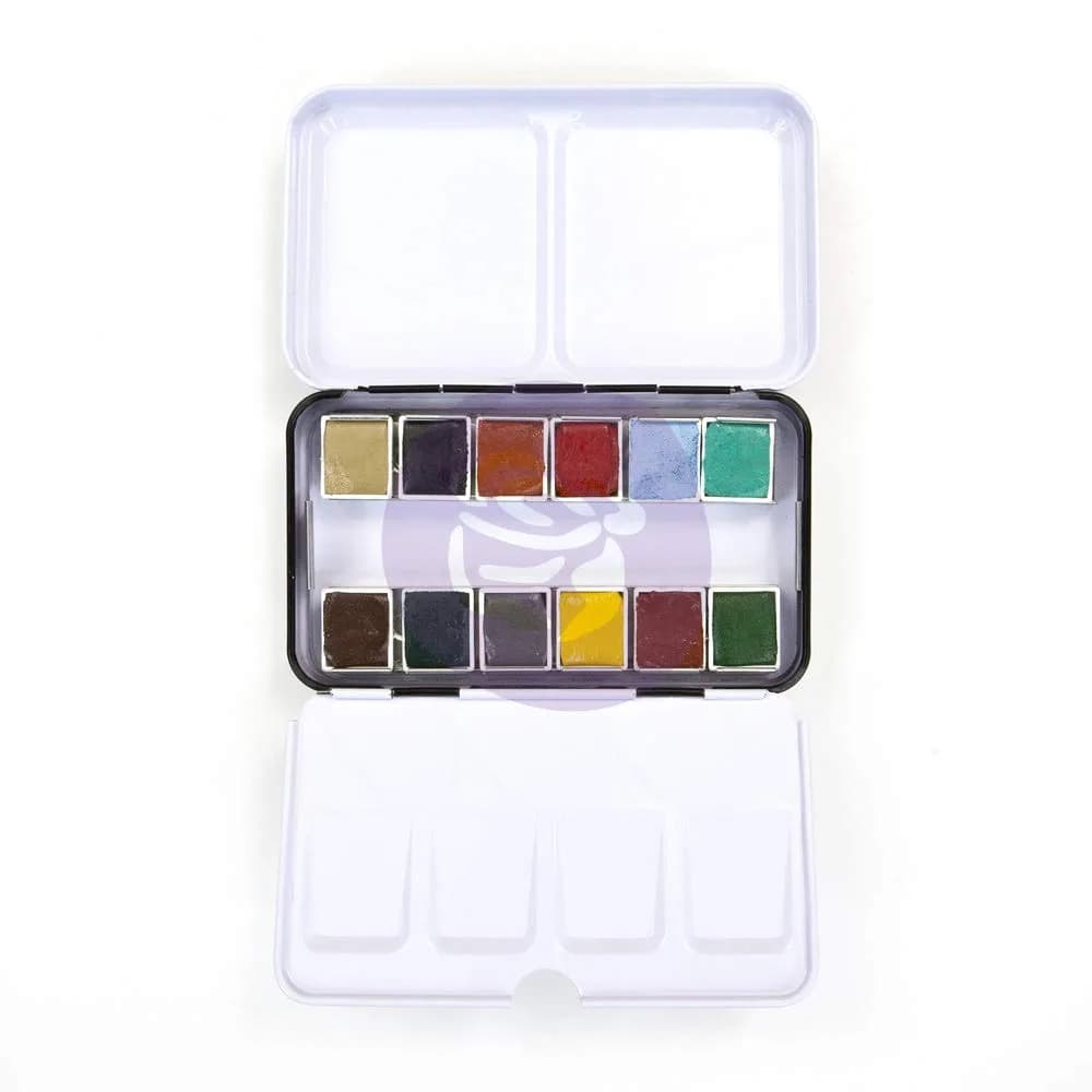 Prima Watercolor Confections Woodlands | 12-Pan Matte Watercolor Paint Set for Artists & Hobbyists - main product image