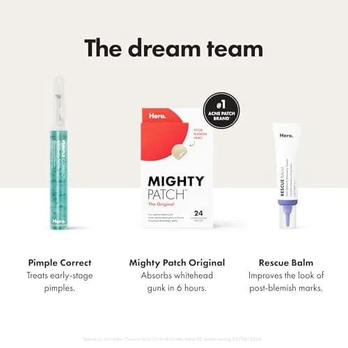 Hero Cosmetics Mighty Patch Original Nighttime Acne Pimple Patches, 72 Ct | Absorbs Gunk Overnight thumbnail 5