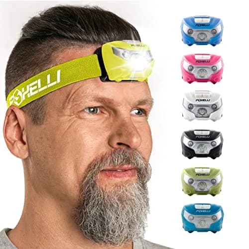 Foxelli USB-C Rechargeable LED Headlamp 160 Lumens | Waterproof, Lightweight & Adjustable for Outdoors & Kids thumbnail 9