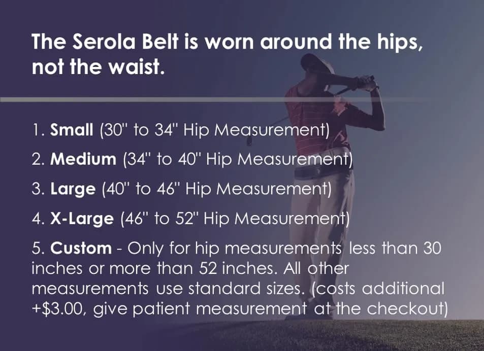 Serola Sacroiliac Belt Small (30-34 inch waist) for SI Joint Dysfunction, Sciatica, Pelvic & Hip Pain Support | Non-Slip Breathable Brace thumbnail 5