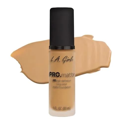 L.A. Girl PRO.Matte Foundation Natural GLM674 18 ml (0.6 Fl Oz) | Matte Finish for All Skin Types thumbnail 1