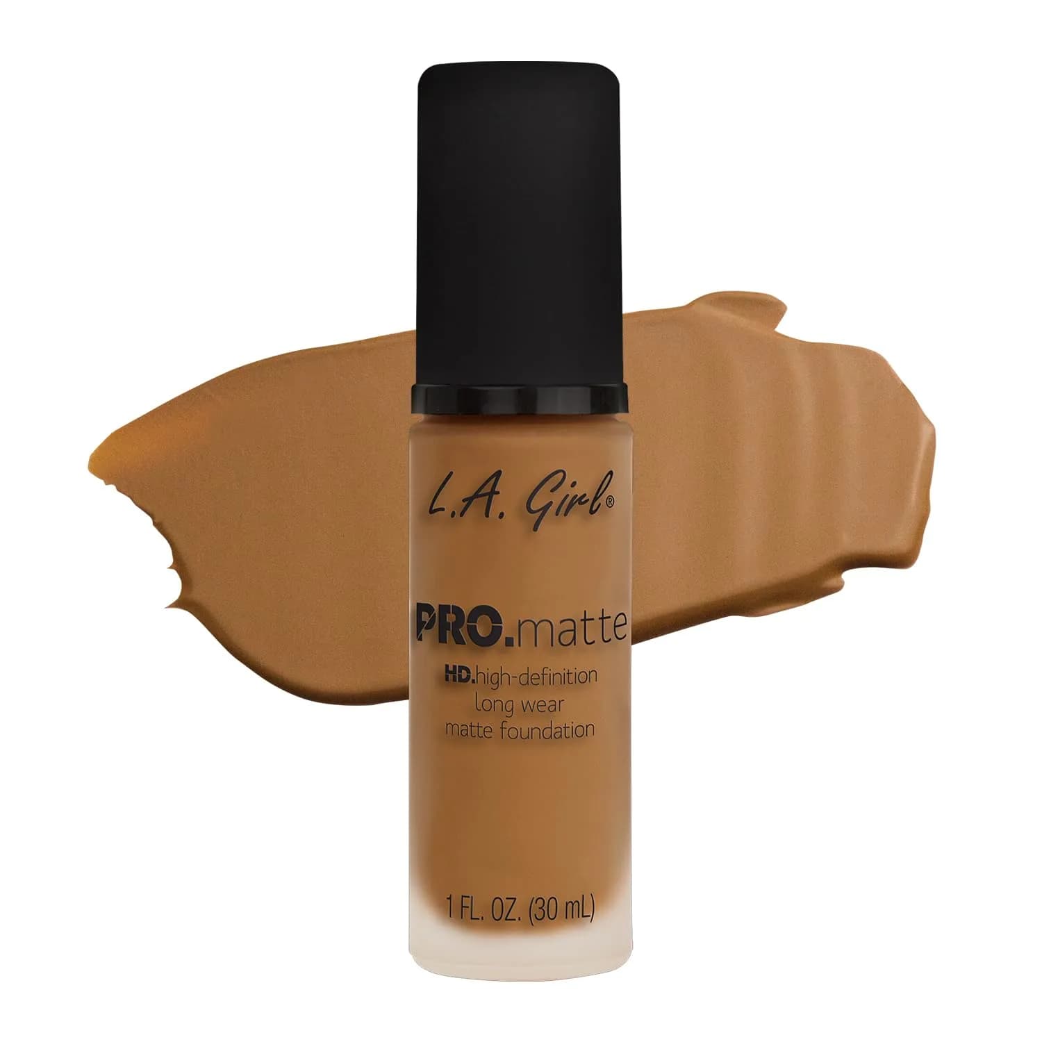 L.A. Girl PRO.Matte Foundation Natural GLM674 18 ml (0.6 Fl Oz) | Matte Finish for All Skin Types — Warm Sienna