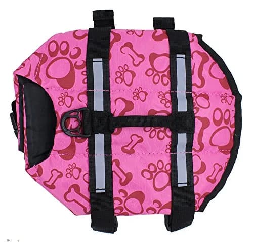 SNIK-S Dog Life Jacket Preserver with Reflective Stripes & Adjustable Belt | Water Safety Gear for Short Nose Dogs thumbnail 4