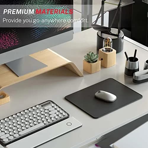 MROCO Essential Office & Gaming Mouse Pad 8.5 x 11 Inches Black | Smooth Glide & Precise Tracking thumbnail 6