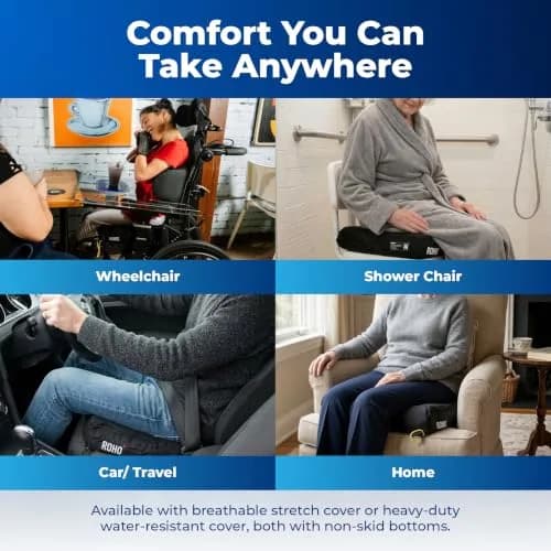 Roho Mosaic Wheelchair Air Cushion 43cm x 43cm (17" x 17") | All-Day Comfort & Support thumbnail 5
