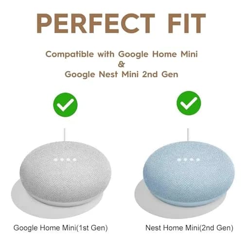 AMORTEK Wall Mount for Google Nest Mini & Home Mini, Cord Management, 1 Pack thumbnail 4