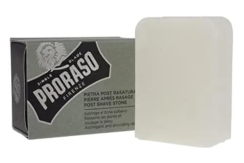 Proraso Post-Shave Stone, Natural Alum Block, 1 Count | Soothes & Protects Skin thumbnail 1