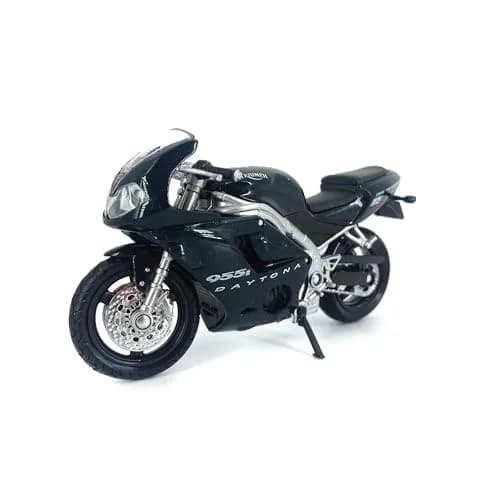 Welly 2002 Triumph Daytona 955i Sport Bike Replica, Black, 1:18 Scale | Realistic Die-Cast Model for Collectors & Decor thumbnail 2