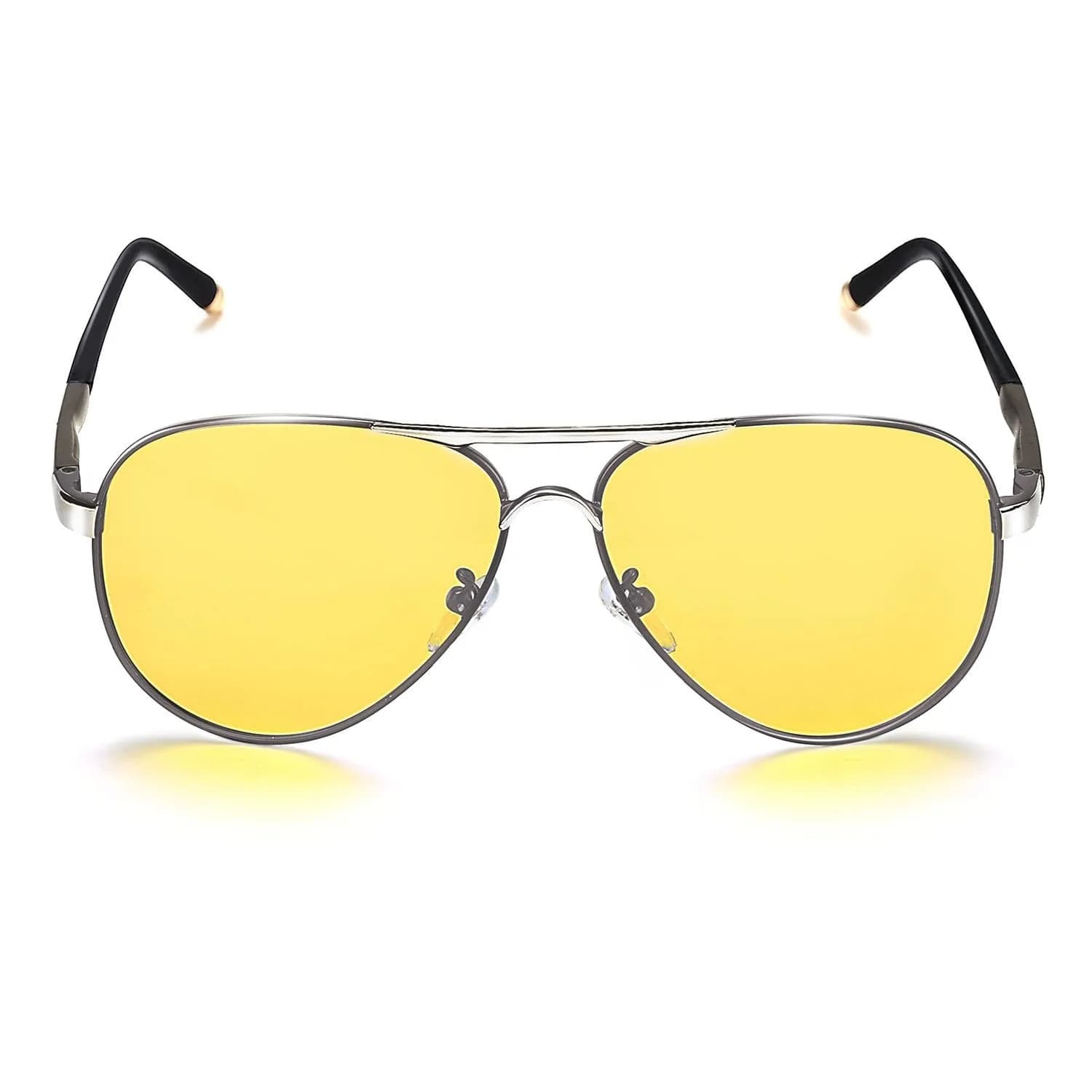 ROCKNIGHT Polarized Aviator Sunglasses Men Women UV400 Metal Frame Driving | Lightweight & Adjustable Fit