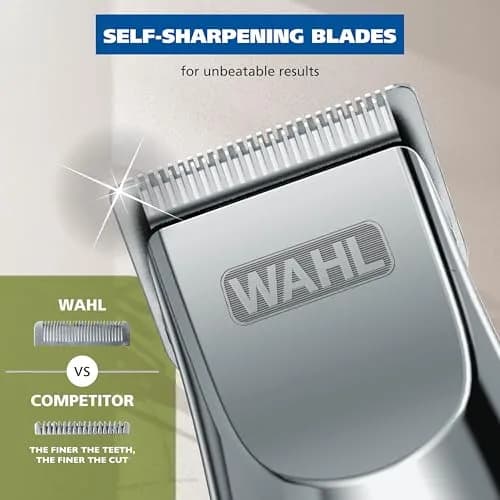 Wahl Groomsman Rechargeable Beard Trimmer Kit with Bonus Nose Trimmer | 14 Cutting Lengths, 60 Min Runtime thumbnail 3