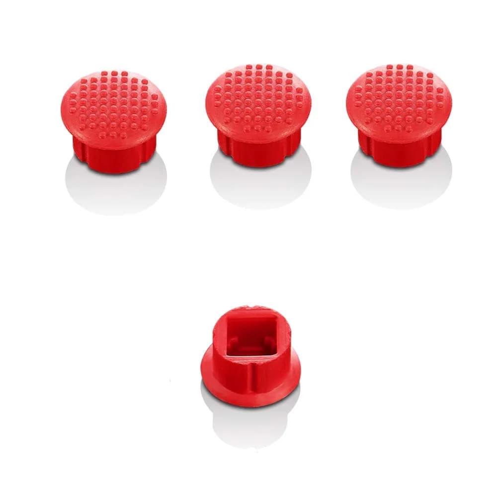 LeFix 3PCS 3.0mm Trackpoint Cap Red | Lenovo Thinkpad Replacement Part (70-120c) — red / 5mm