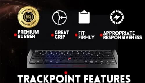 LeFix Low Profile Trackpoint Caps Replacement for Lenovo Thinkpad X230s,X240,X250,X260,X270,X380 Yoga,Yoga 370,T440s,T450s,T460,T470,T480,S5,L470,P51,P71 | OEM Quality Fit thumbnail 4