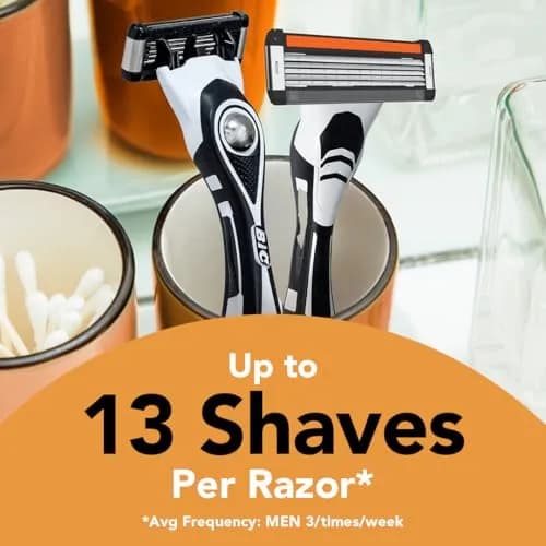 BIC Flex 5 Men's 5-Blade Razor Cartridge Refills, 8-Pack | 104 Shaves Total thumbnail 6