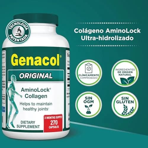 Genacol Original Hydrolyzed Collagen Joint Supplement 270 Count (90-Day Supply) | Clinically Studied for Joint Health thumbnail 3